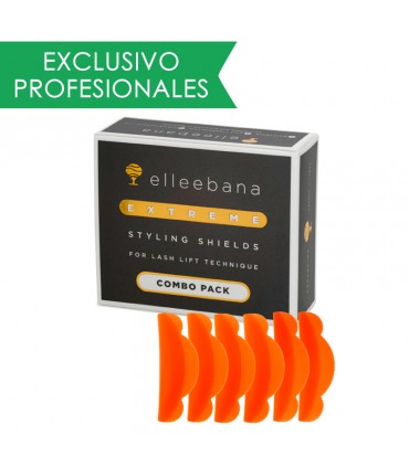 MOLDES DE SILICONA PARA LIFTING DE PESTAÑAS - EXTREME STYLING SHIELD  - ELLEEBANA