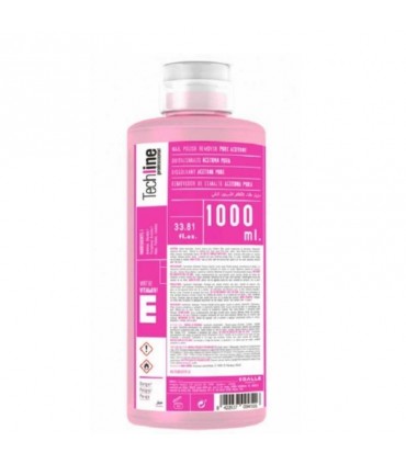 QUITAESMALTE ACETONA PURA - TECHLINE