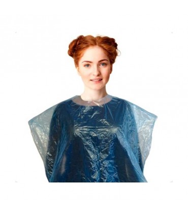 CAPA DE CORTE O TINTE POLIETILENO 50 UNIDADES