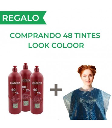 3 EMULSIONES OXIDANTES 1000ml + 50 CAPAS DE TINTE