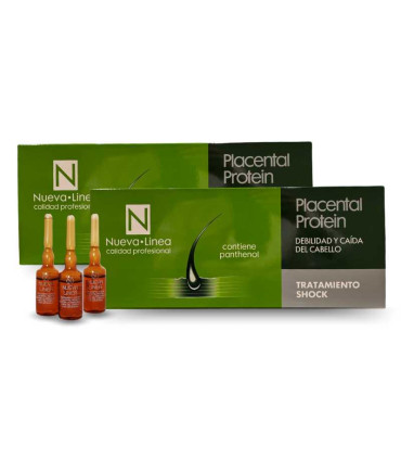 2CAJAS - TRATAMIENTO ANTICAIDA PLACENTAL PROTEIN - NUEVA LINEA